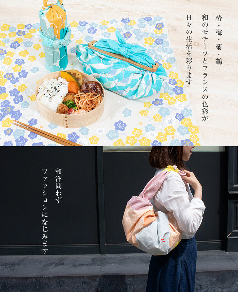 ADELINE KLAM フラワーガーデン 風呂敷 100cm