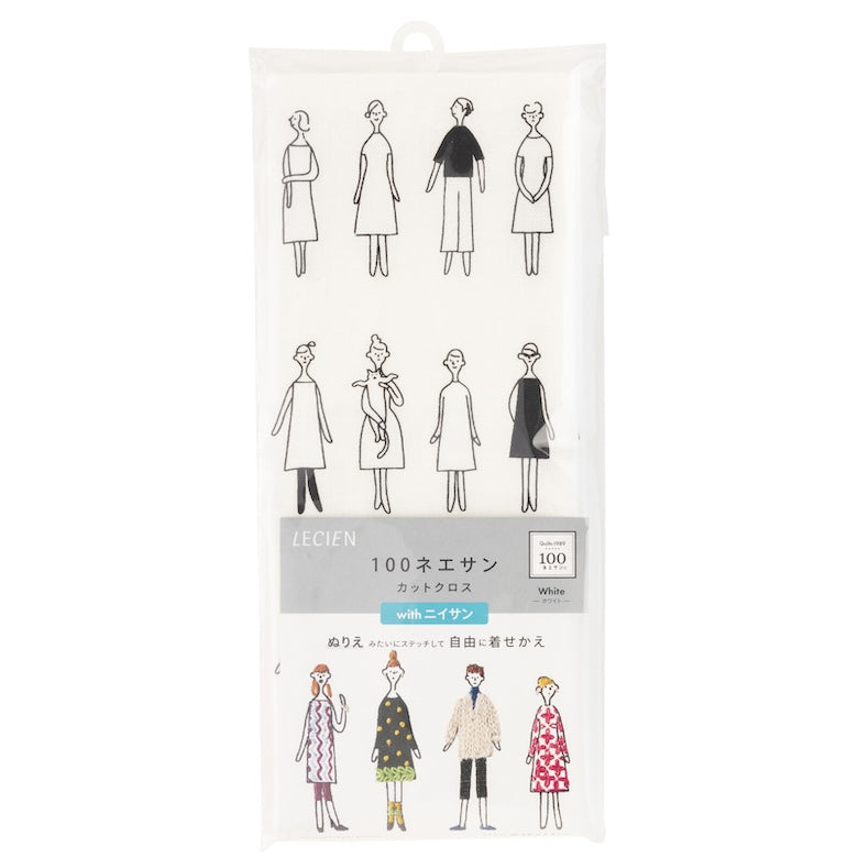 100 LADIES WITH GENTS embroidery fabric
