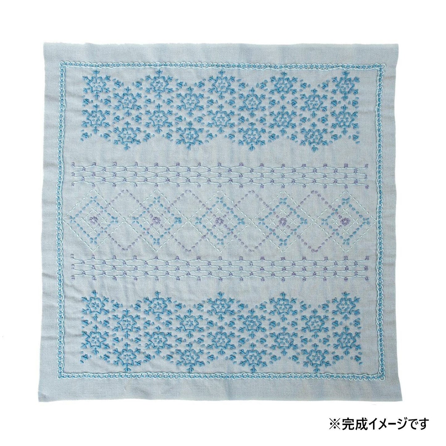 刺し子の花ふきんキット
