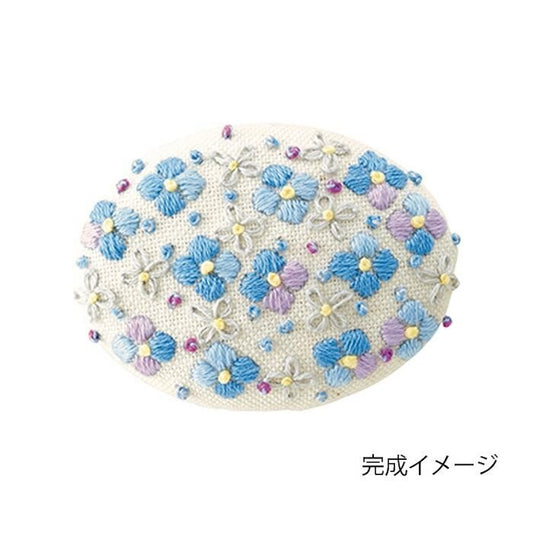 French Embroidery Brooch Kit