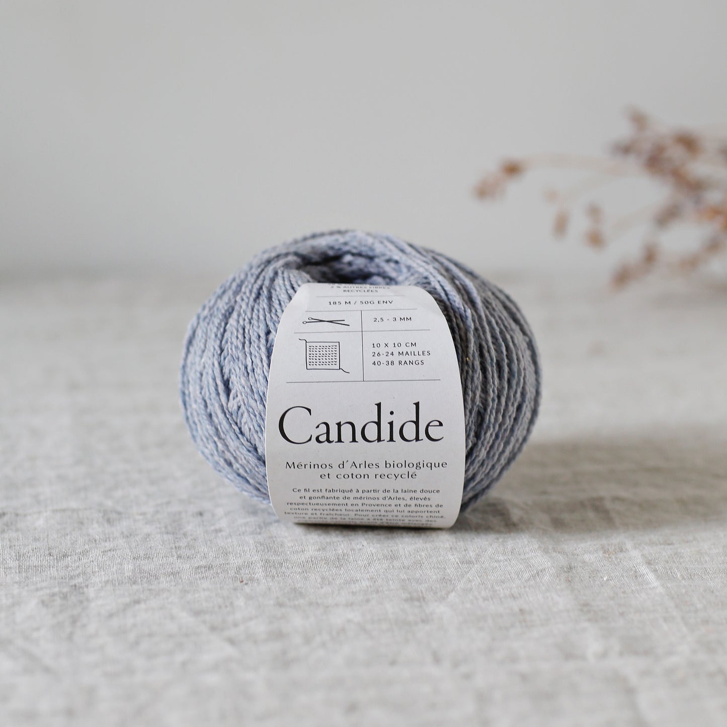 Candide wool/cotton yarn