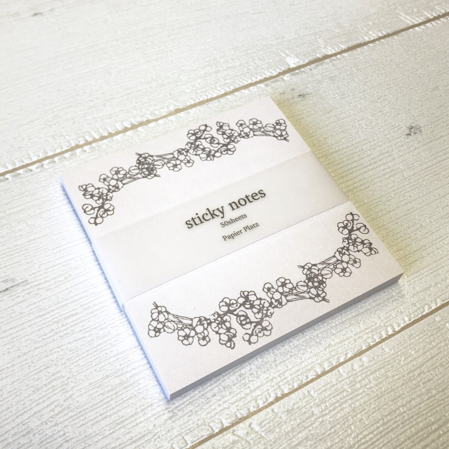 HUTTE. 消しゴムはんこ 付箋