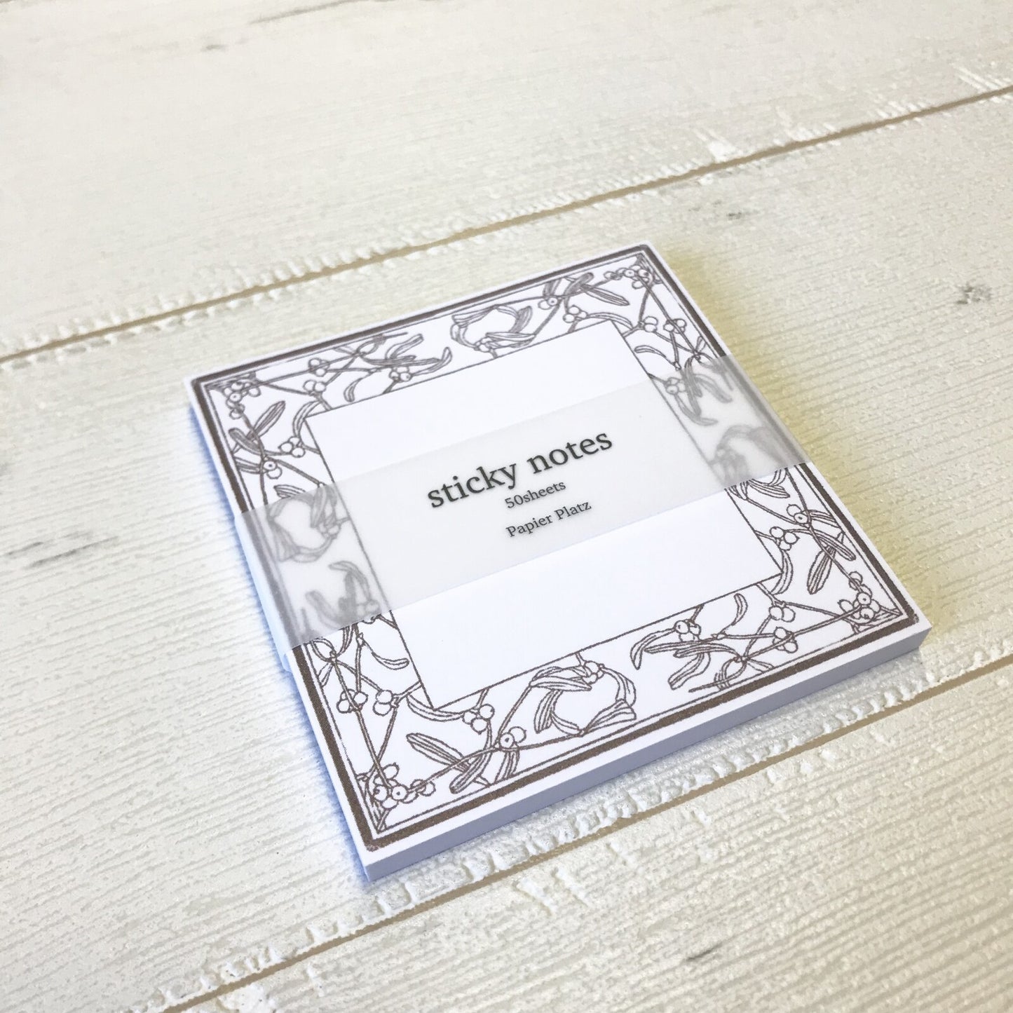 HUTTE. 消しゴムはんこ 付箋
