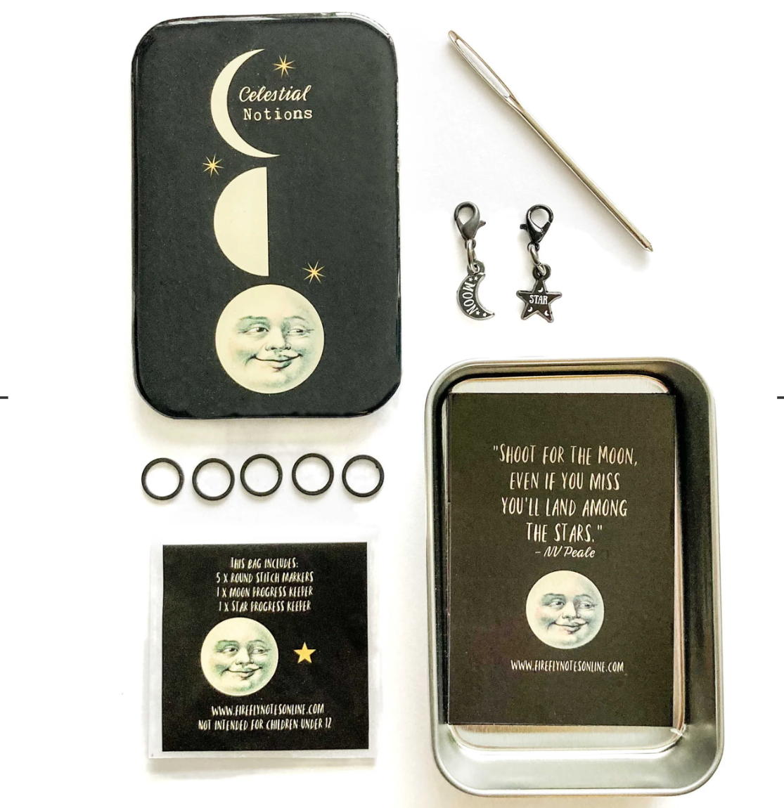 Celestial knitting notions kit