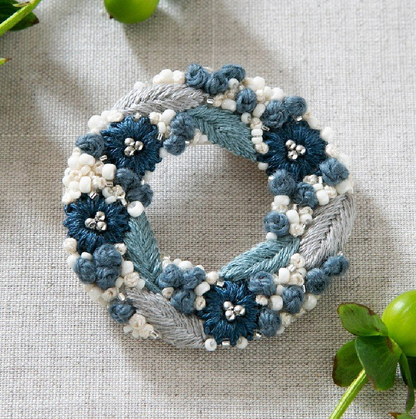 k.omono hanabatake brooch 刺繍キット