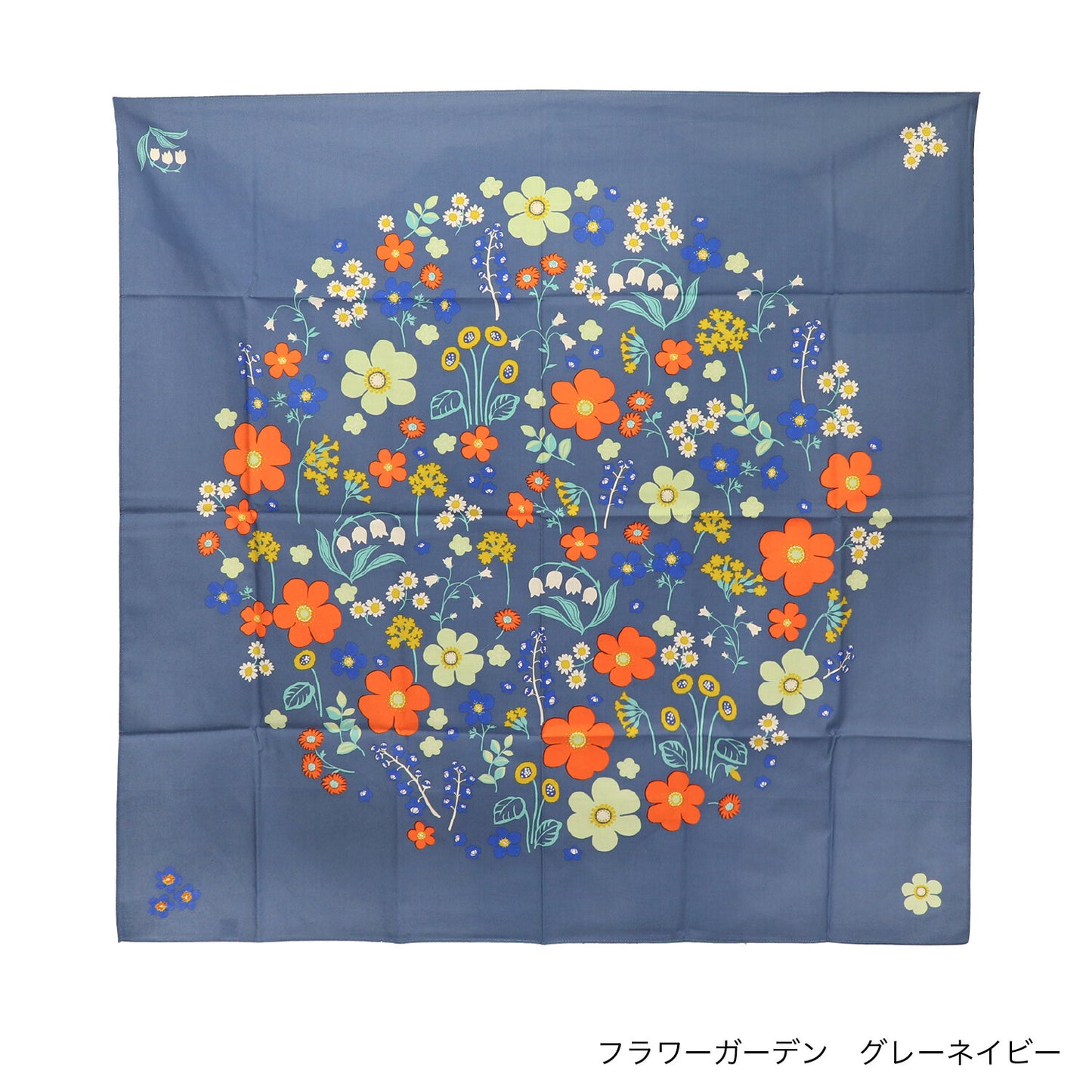 ADELINE KLAM フラワーガーデン 風呂敷 100cm