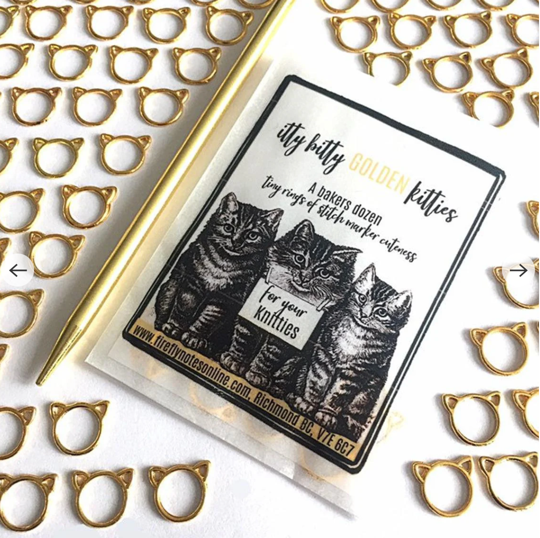 Cat stitch markers