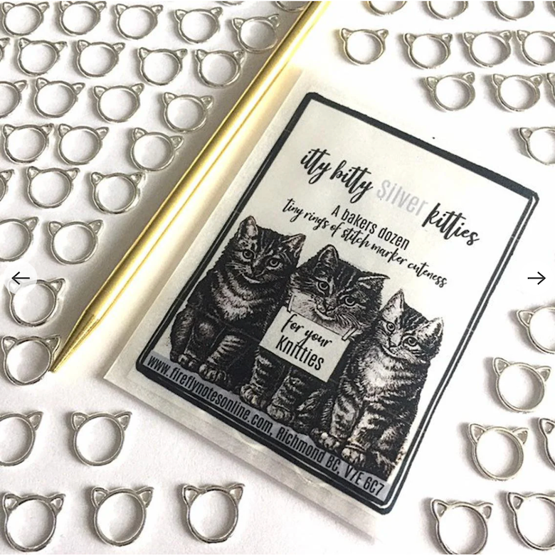 Cat stitch markers