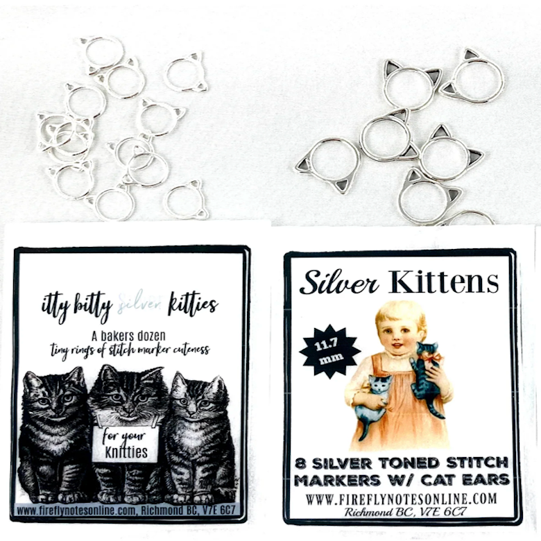 Cat stitch markers