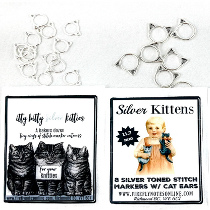 Cat stitch markers