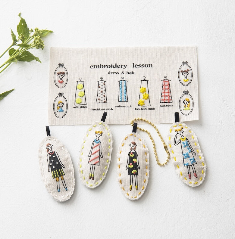 100 LADIES charm embroidery kit