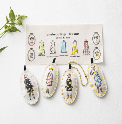 100 LADIES charm embroidery kit