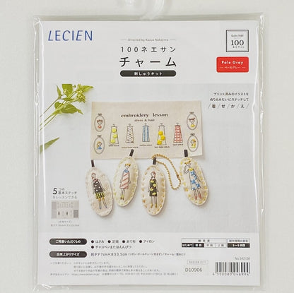 100 LADIES charm embroidery kit