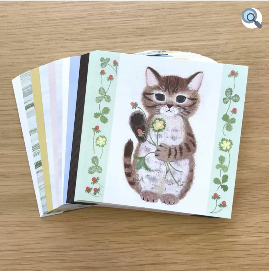 絵本の中のネコ　デラックス 箱入り ねこメモ2