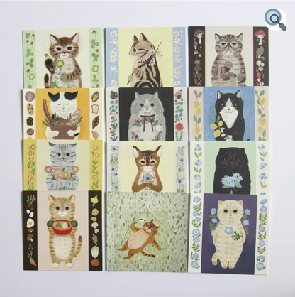 絵本の中のネコ　デラックス 箱入り ねこメモ2